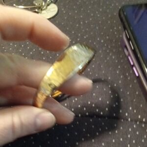 Gold and Silver Bangle Bracelet